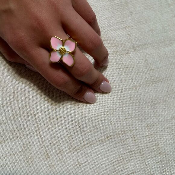 Flower ring M602 - Picture 1 of 3